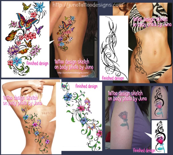 Feminine tattoos 